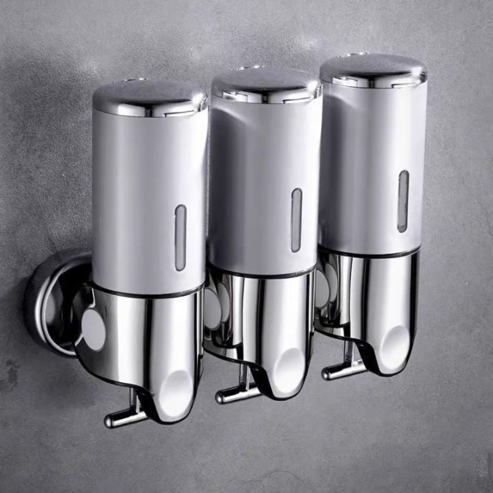 Moderne wandgemonteerde zeepdispenser roestvrijstalen badkameraccessoire
