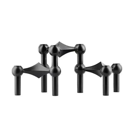 Moleculair Metalen Kandelaar – Noordse Moderne Decoratieve Kandelaar