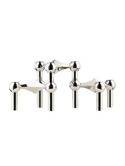 Moleculair Metalen Kandelaar – Noordse Moderne Decoratieve Kandelaar