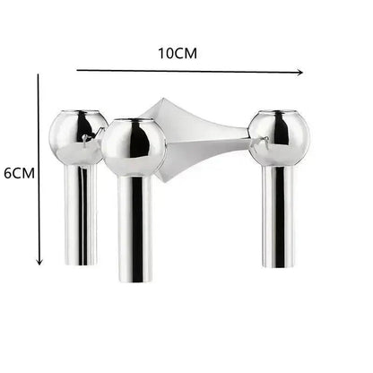 Moleculair Metalen Kandelaar – Noordse Moderne Decoratieve Kandelaar