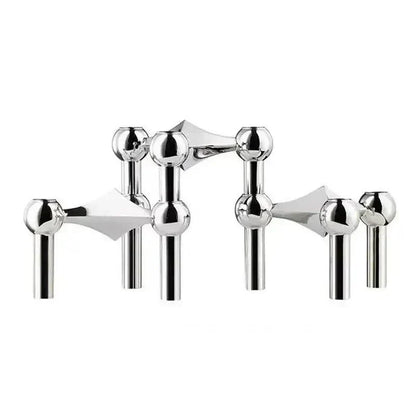 Moleculair Metalen Kandelaar – Noordse Moderne Decoratieve Kandelaar