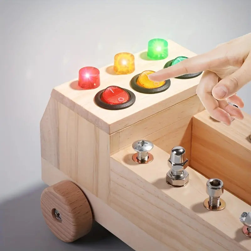 Montessori Busy Board Houten Leer Speelgoed voor Kinderen