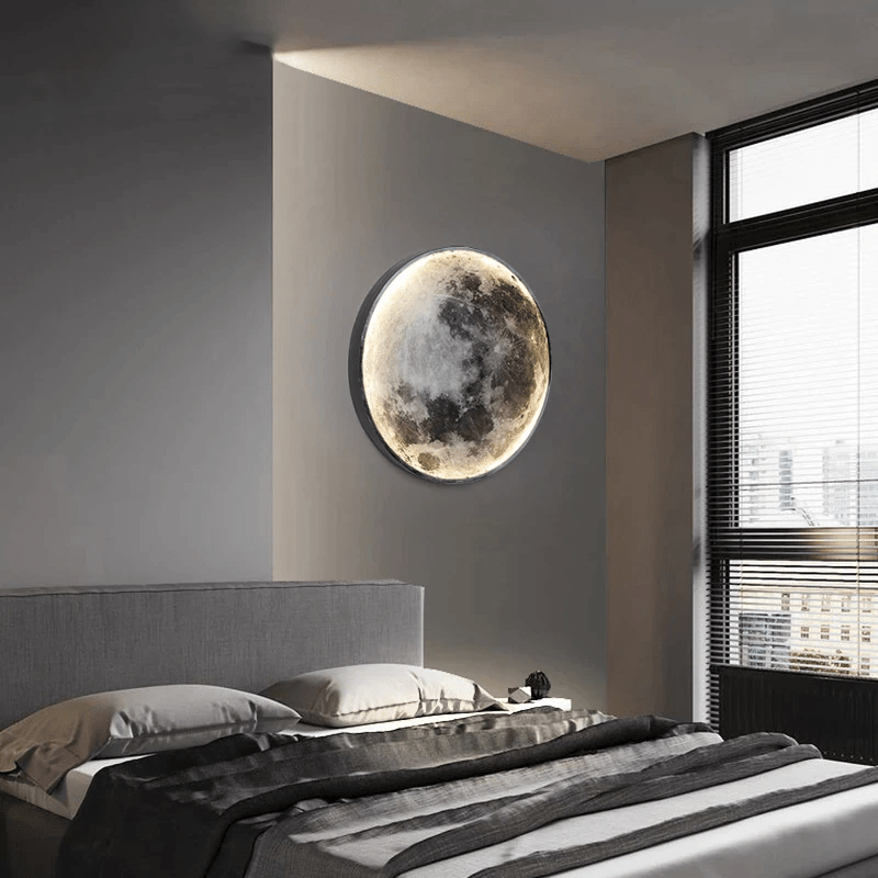 Maan wandlamp met verstelbare LED-gloed voor sfeerverlichting in huis