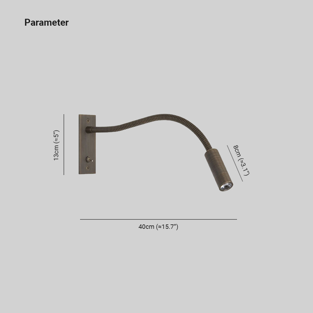 Navo minimalistische verstelbare LED wandspot met draaibare kop voor moderne accentverlichting