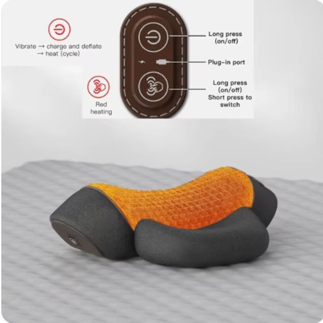 NeckEase memory foam orthopedisch kussen voor nekondersteuning