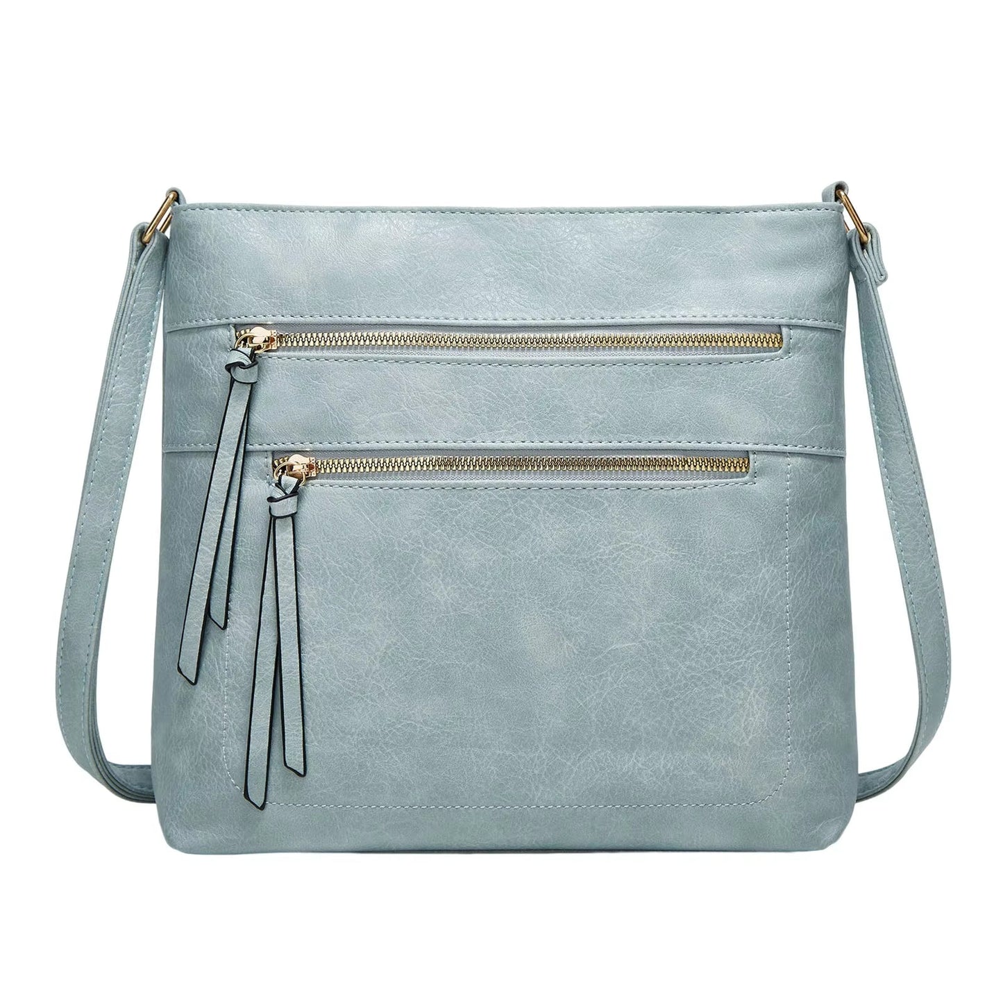 Nina echte leren crossbodytas elegante compacte schoudertas