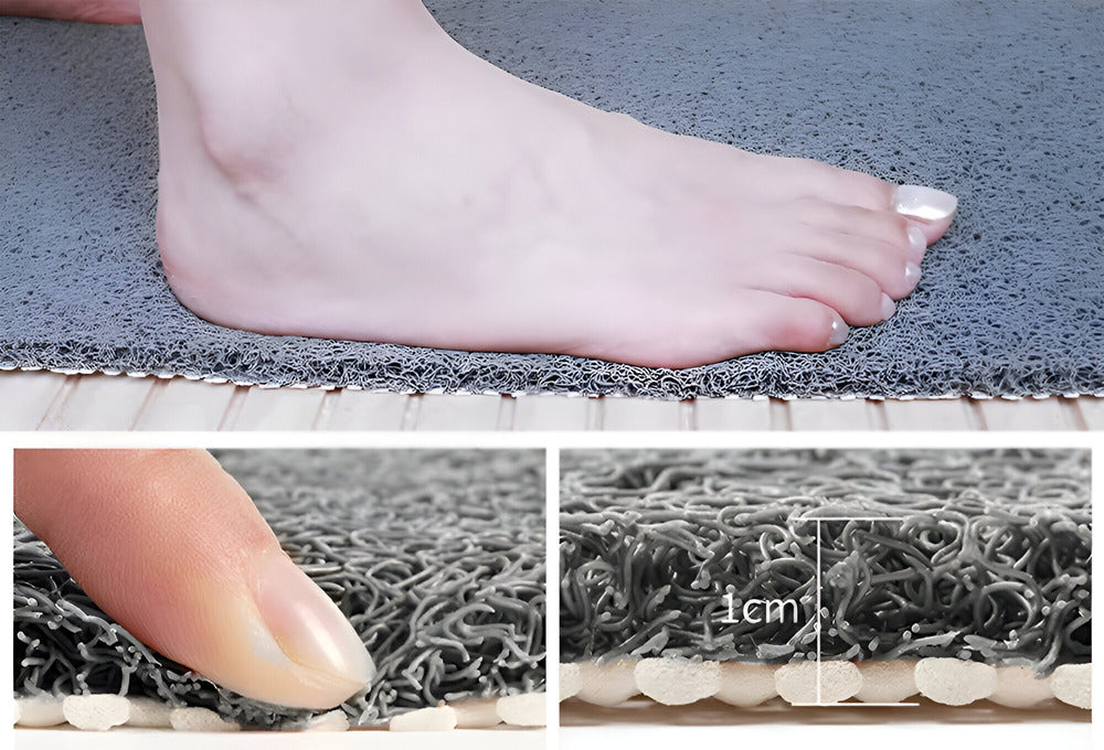 Antislip douchemat gewatteerde schimmelwerende badkamervloermat