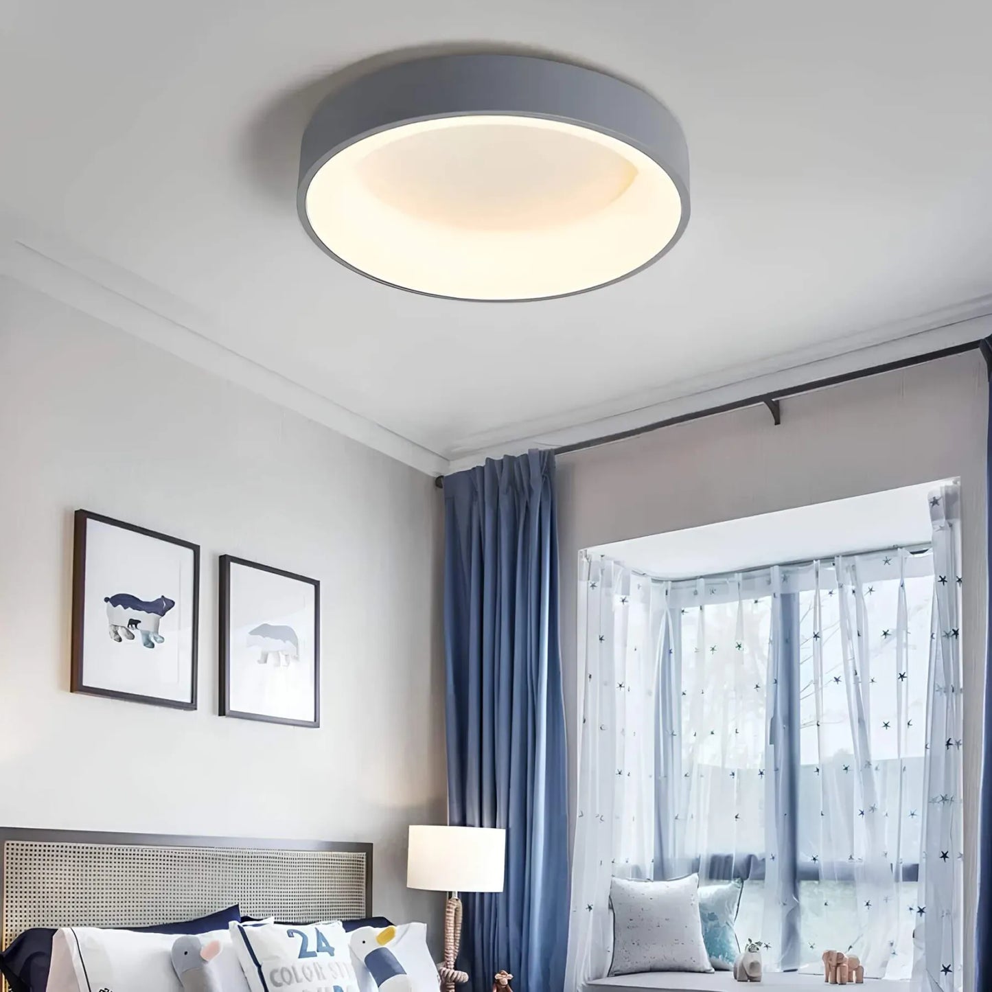 NordDelux LED plafondlamp – modern Scandinavisch minimalistisch ontwerp