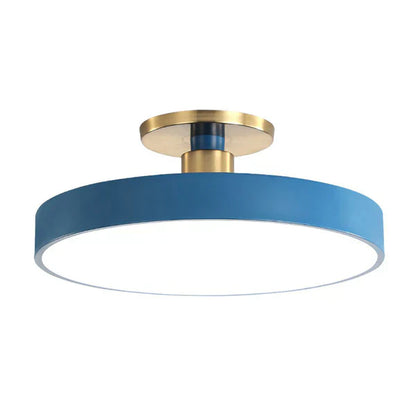 Nordic Glow LED plafondlamp met minimalistisch rond ontwerp en zacht sfeerverlichting