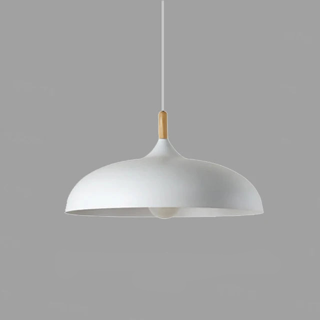 NordicOak Scandinavische eiken plafondlamp moderne LED hanglamp