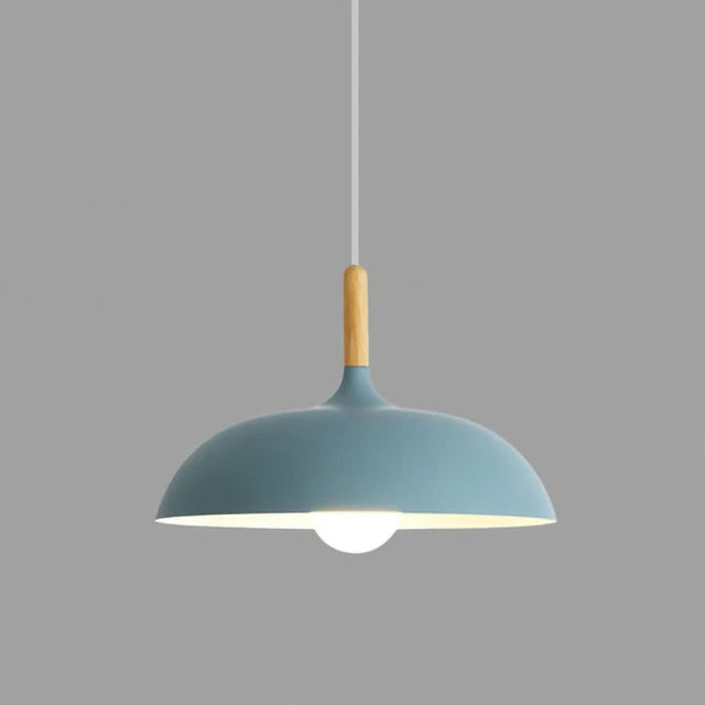 NordicOak Scandinavische eiken plafondlamp moderne LED hanglamp