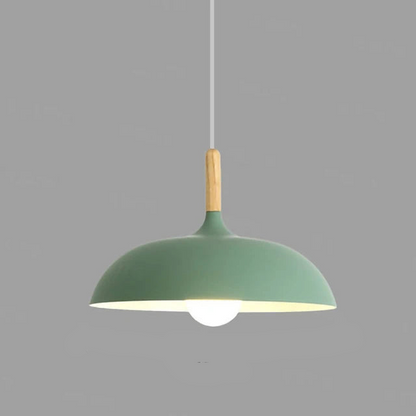 NordicOak Scandinavische eiken plafondlamp moderne LED hanglamp