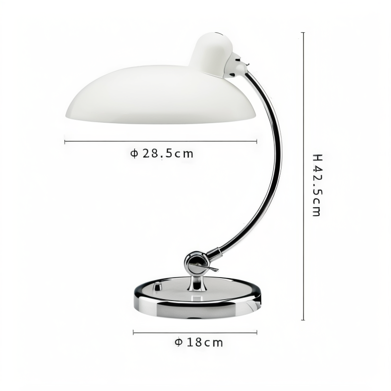 NostaChic vintage ijzeren koepeltafellamp verstelbare bureau- en leeslamp