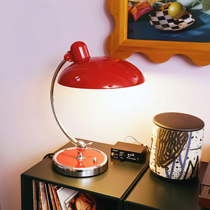 NostaChic vintage ijzeren koepeltafellamp verstelbare bureau- en leeslamp