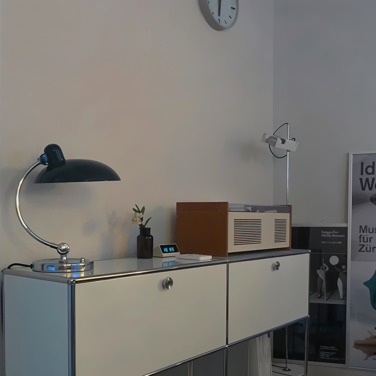 NostaChic vintage ijzeren koepeltafellamp verstelbare bureau- en leeslamp