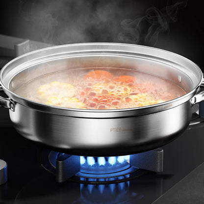 NutriSteam 3-laags stoompan van roestvrij staal voor gezond koken