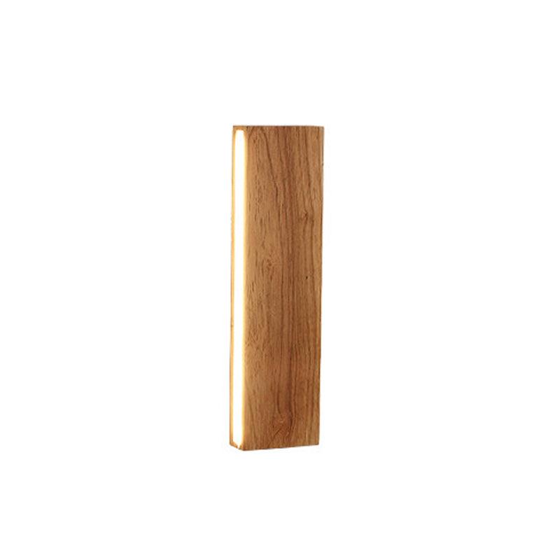 OakBeam Massief Houten LED Wandlamp Minimalistische Natuurlijke Lamp