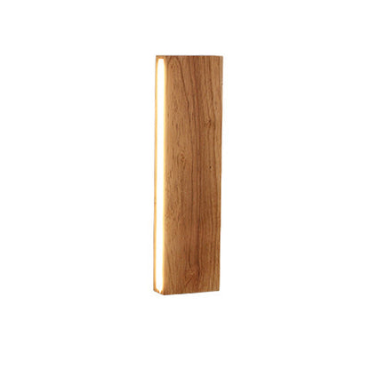 OakBeam Massief Houten LED Wandlamp Minimalistische Natuurlijke Lamp
