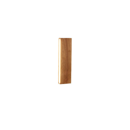 OakBeam Massief Houten LED Wandlamp Minimalistische Natuurlijke Lamp