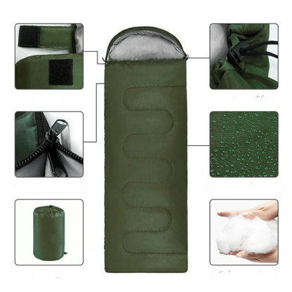 Lichtgewicht outdoor slaapzak – comfortabel van 5°C tot 25°C