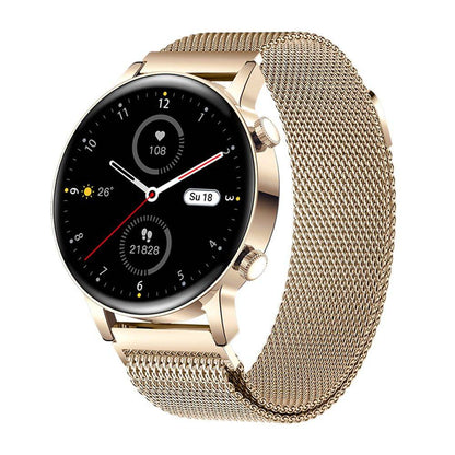 Orlina smartwatch voor vrouwen met fitness-tracking, slaapmonitoring en slimme meldingen