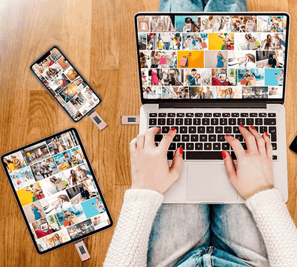 PhoneStick directe foto back-up schijf multi-apparaat opslag