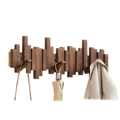 Piano Houten Wandkapstok met 5 Haken