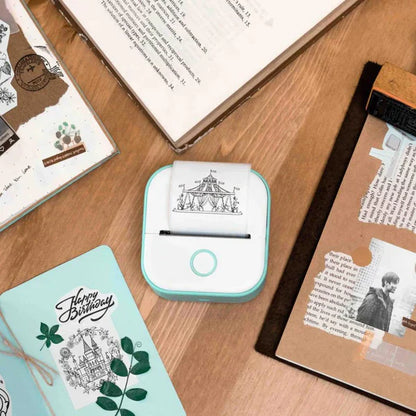 PixiPrint Mini Draagbare Bluetooth Inktloze Printer