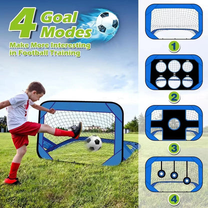 PlayMax opvouwbaar voetbaldoel draagbaar kindersoccer net