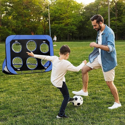 PlayMax opvouwbaar voetbaldoel draagbaar kindersoccer net