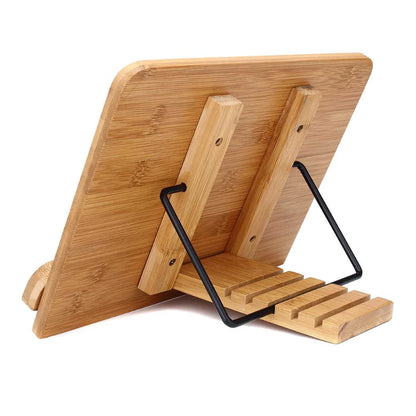 Draagbare verstelbare boekenstandaard ergonomische lees- en tabletsteun