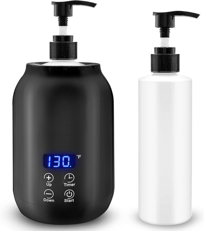 Draagbare elektrische massageolieverwarmer digitale temperatuurregeling