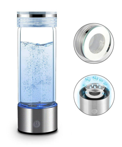 Draagbare Waterstof Waterfles met Oplaadbare Ionisator