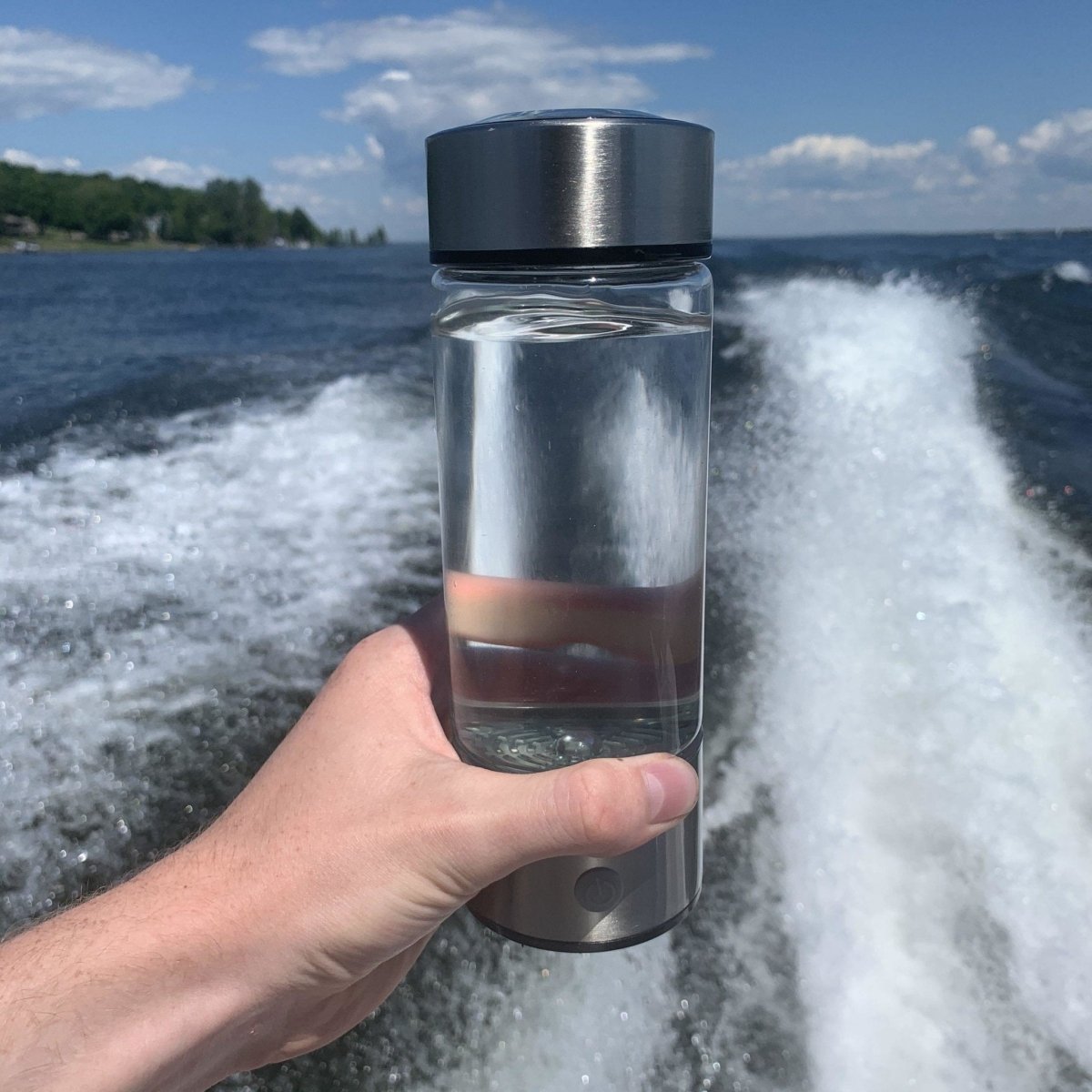 Draagbare Waterstof Waterfles met Oplaadbare Ionisator