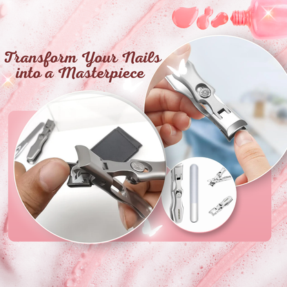 Precisie nagelknipper voor dikke nagels met brede bek en ergonomische grip