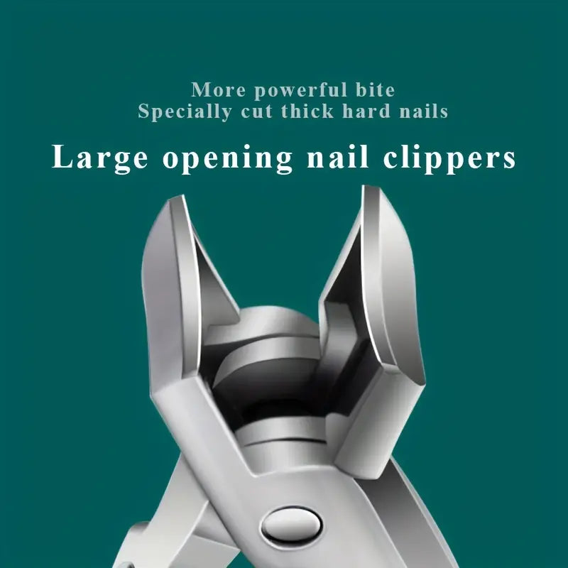 Precisie nagelknipper voor dikke nagels met brede bek en ergonomische grip