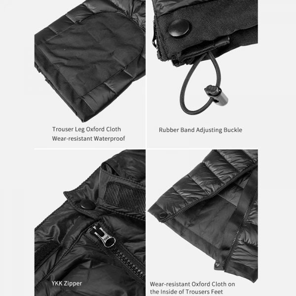 Premium outdoor thermische ganzendons broek – waterdichte & winddichte winterbroek voor wandelen, kamperen & skiën