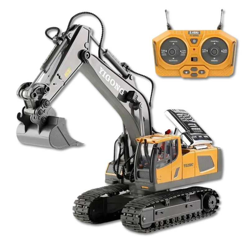 Premium afstandsbediening graafmachine realistisch RC graafspeelgoed