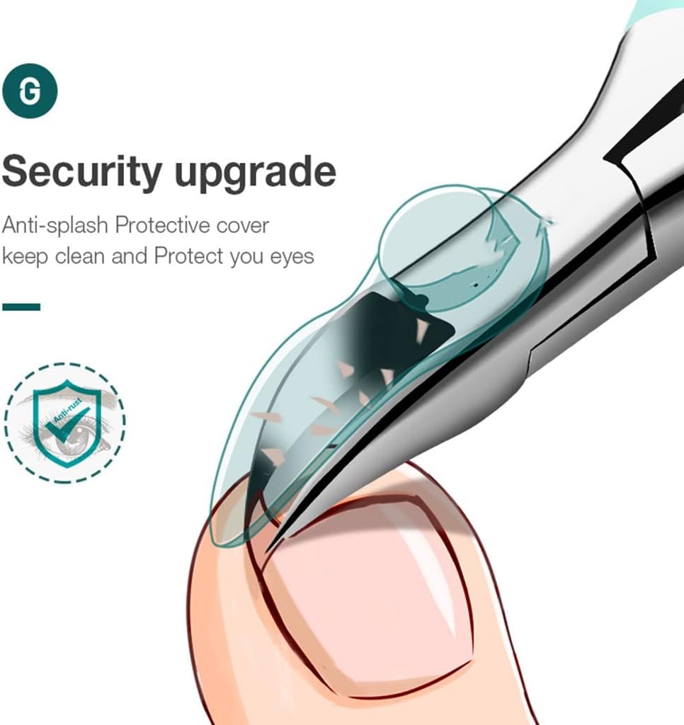 Premium teennagelknipper voor dikke nagels met ergonomische grip