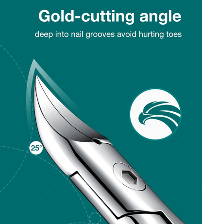 Premium teennagelknipper voor dikke nagels met ergonomische grip
