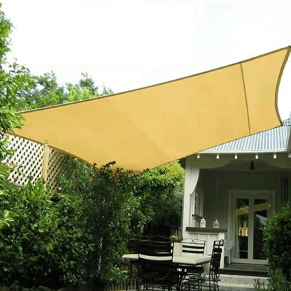Premium UV-blokkerend schaduwnet voor tuin, terras en buitenzonbescherming