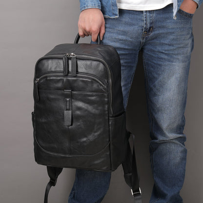 Prestige Voyager Leren Rugzak Laptop Tas 15,6 Inch