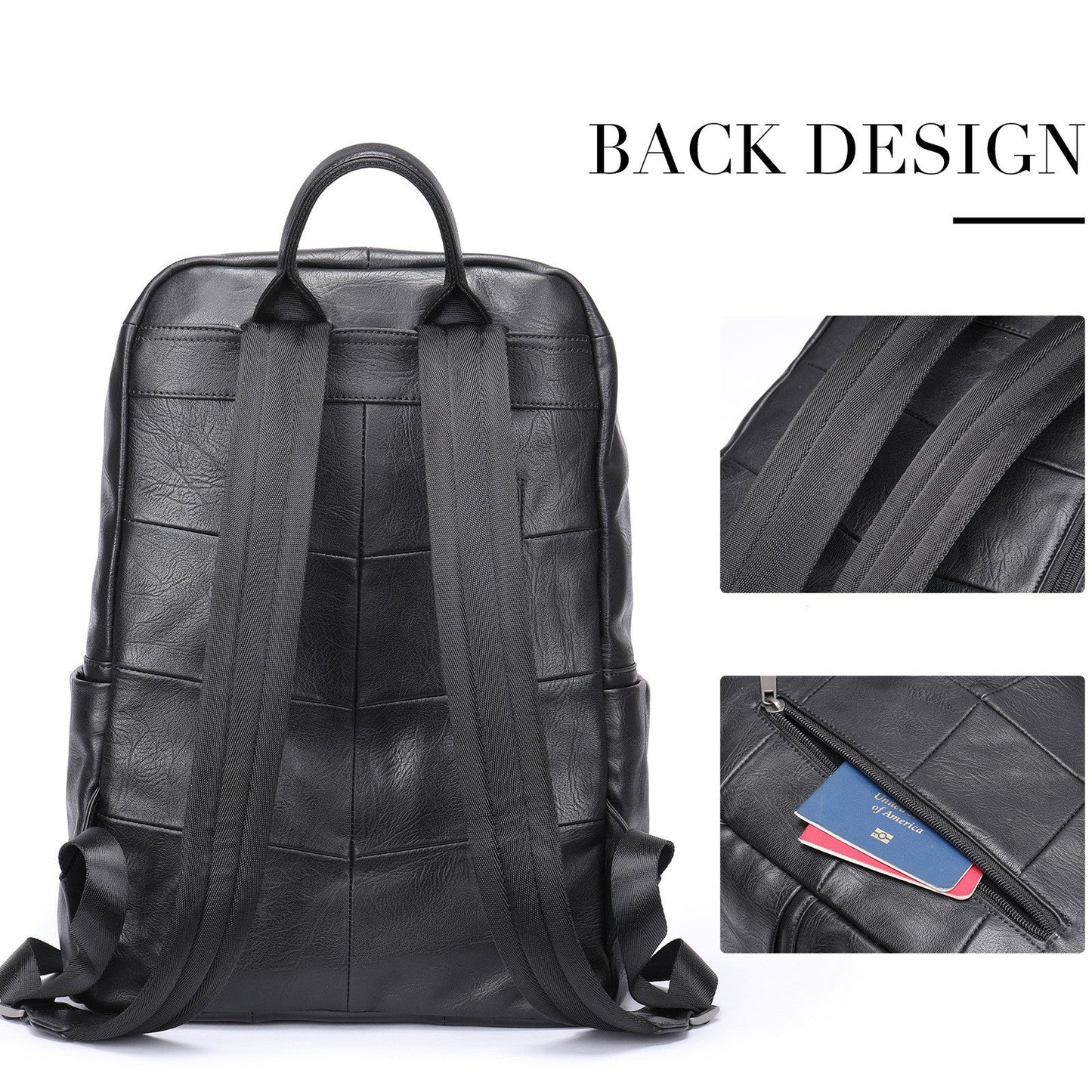 Prestige Voyager Leren Rugzak Laptop Tas 15,6 Inch