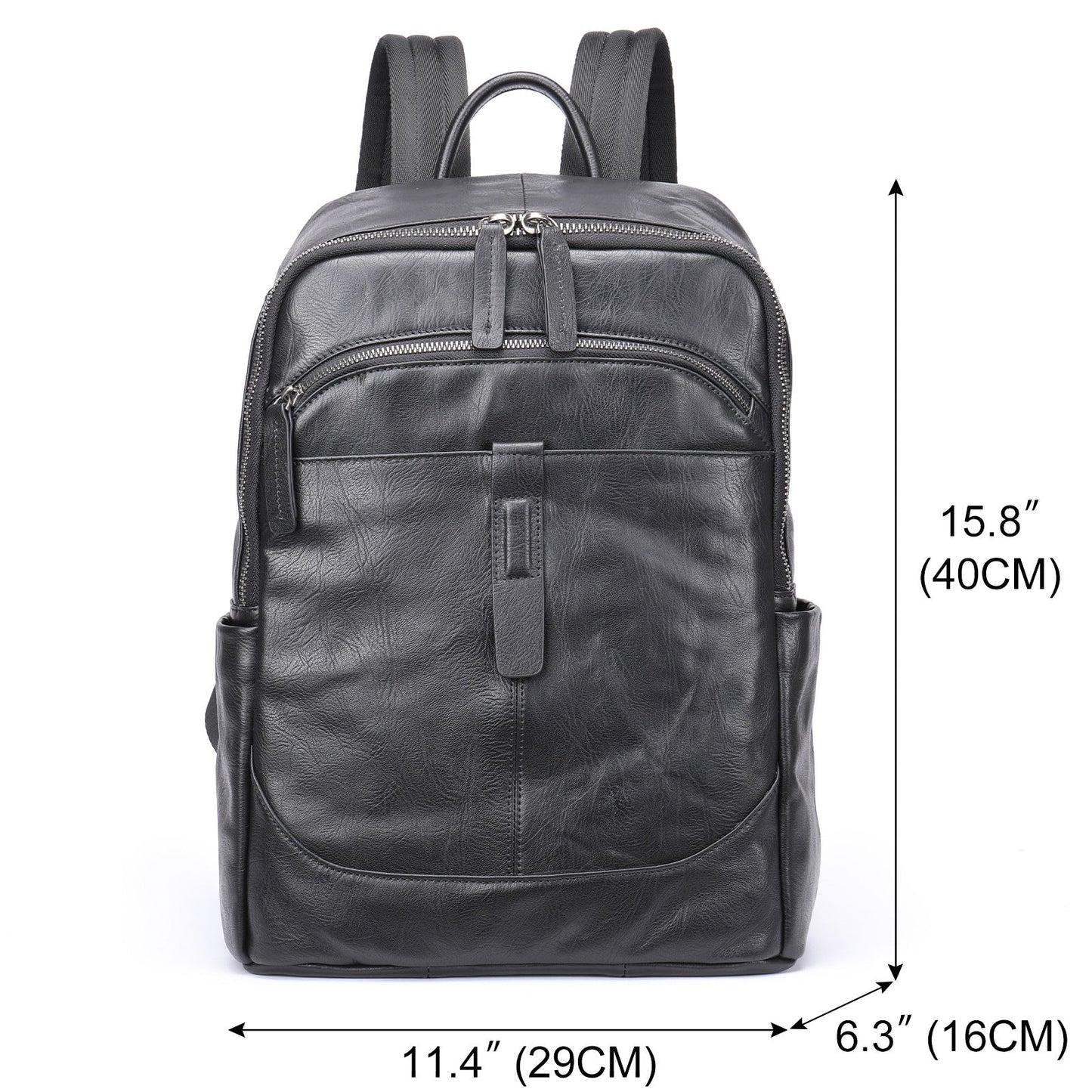 Prestige Voyager Leren Rugzak Laptop Tas 15,6 Inch