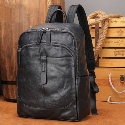 Prestige Voyager Leren Rugzak Laptop Tas 15,6 Inch