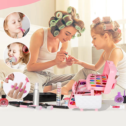 Princess Glamour kinderspeelset make-up veilige rollenspel cosmetica set