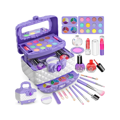 Princess Glamour kinderspeelset make-up veilige rollenspel cosmetica set