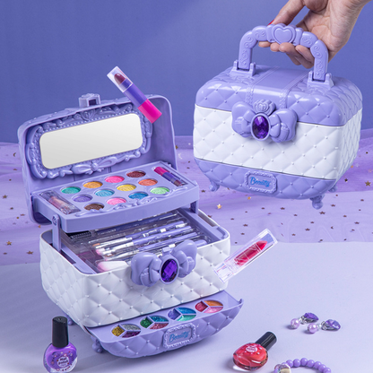 Princess Glamour kinderspeelset make-up veilige rollenspel cosmetica set
