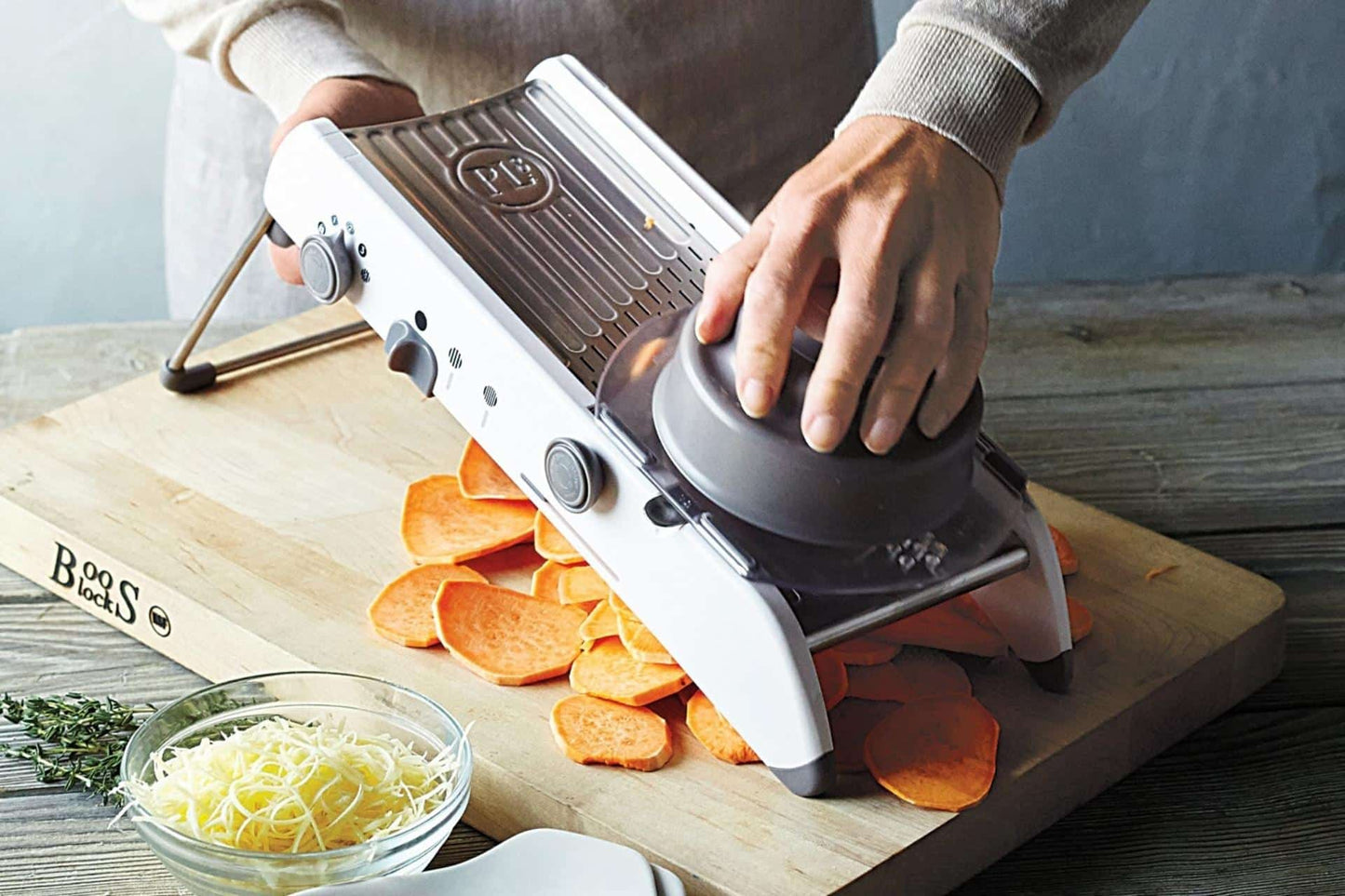 ProSlice mandoline groentesnijder met precisie verstelbare messen