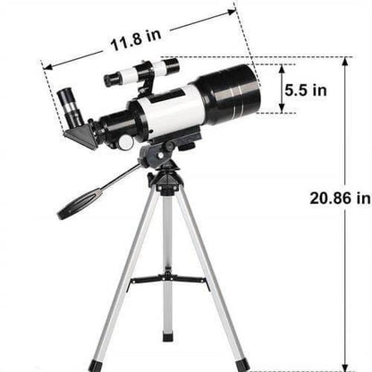 Professionele telescoop met statief 150x zoom voor sterrenkijken en maanobservatie
